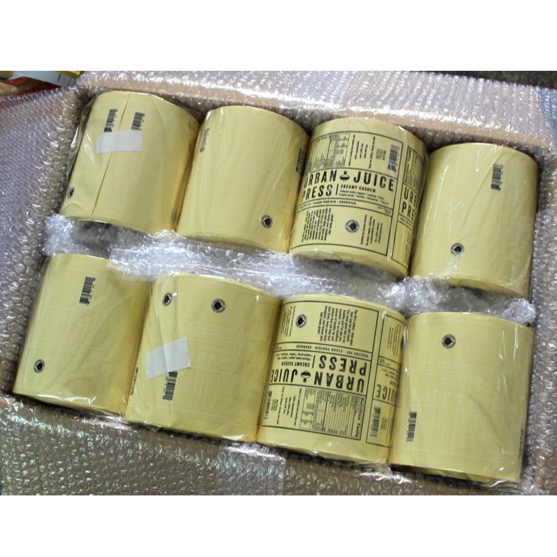 Crack Split Back Peel UV Resist Waterproof Self Adhesive Custom Logo Vinyl Custom transparent sticker roll Stickers