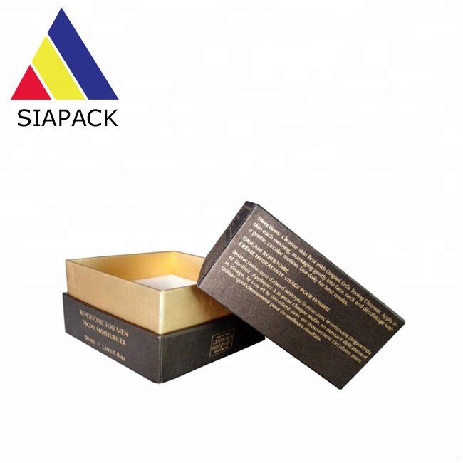 Luxury high quality paperboard skin care cream packaging box