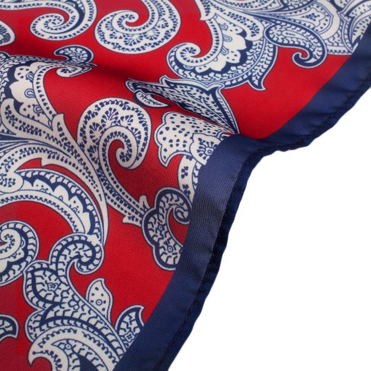 Classic Design Popular Men Print Pocket Square Cheap And Best Lot Stock 33*33cm Pocket Square