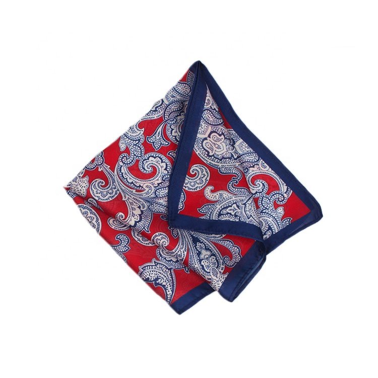 Classic Design Popular Men Print Pocket Square Cheap And Best Lot Stock 33*33cm Pocket Square