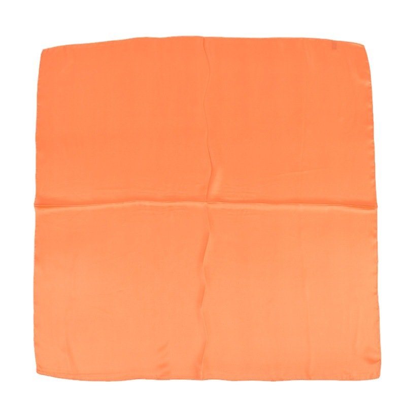 Runyang 2024 Wholesale Summer women monochrome head scarf customized solid color fashion luxury 70cm silk scarf
