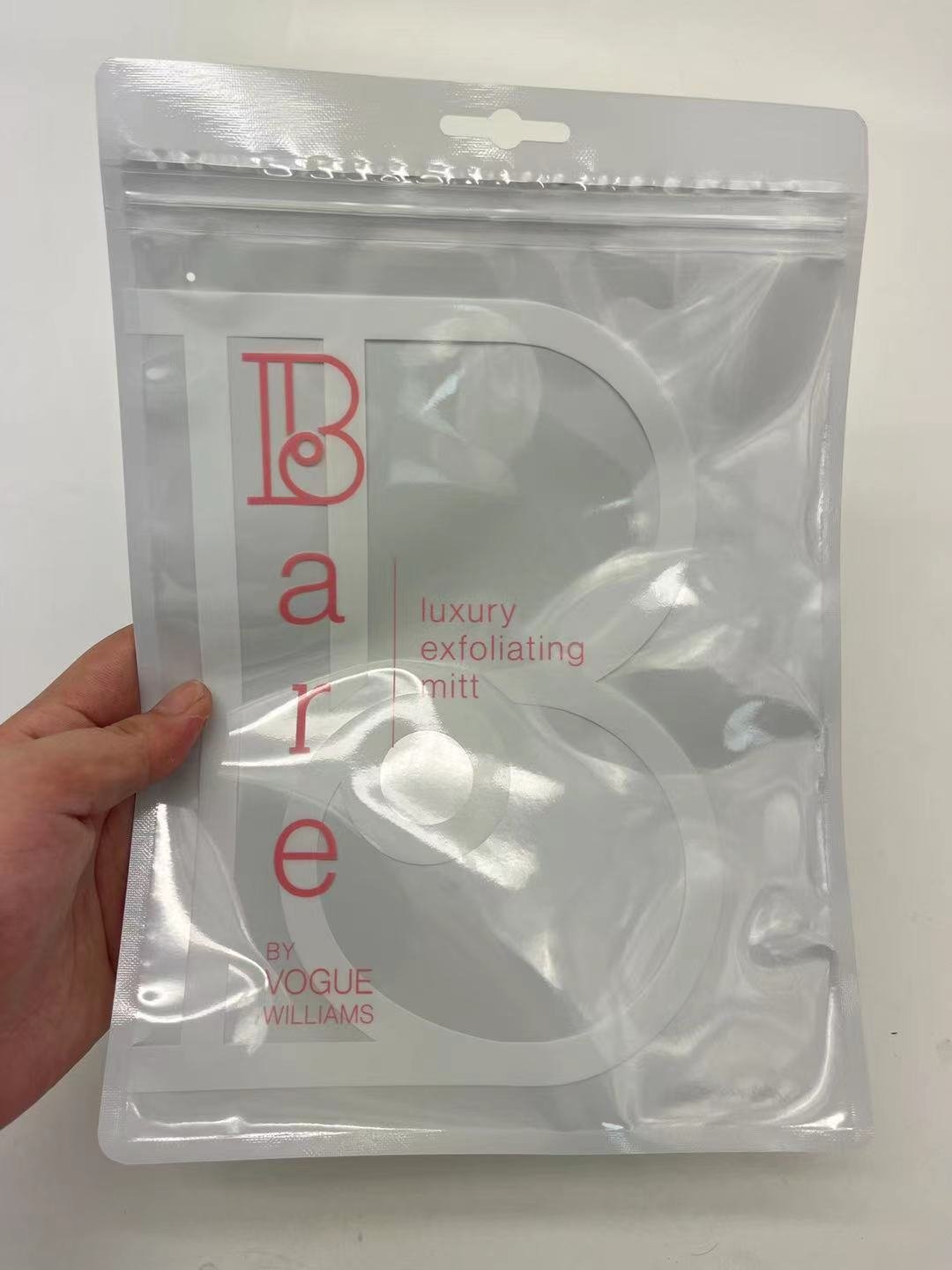 Custom Logo Plastic underwear bag clothes sock bag