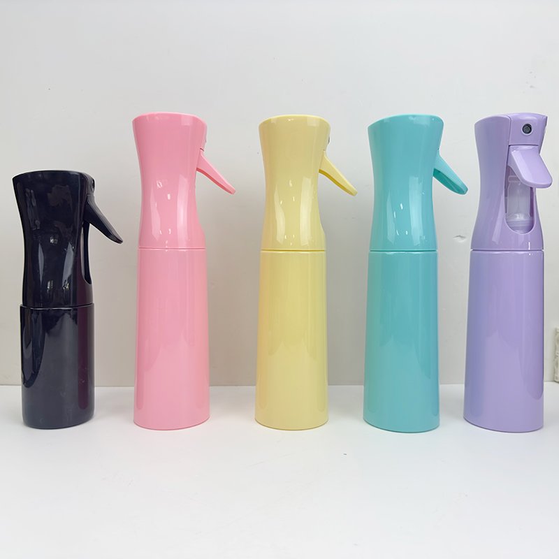 Custom 160ml/200ml/250ml/300ml 5oz Hair Baber Water Fine Mist Sprayer Pink Blue Violet Reusable Continuous Spray Screen Printing