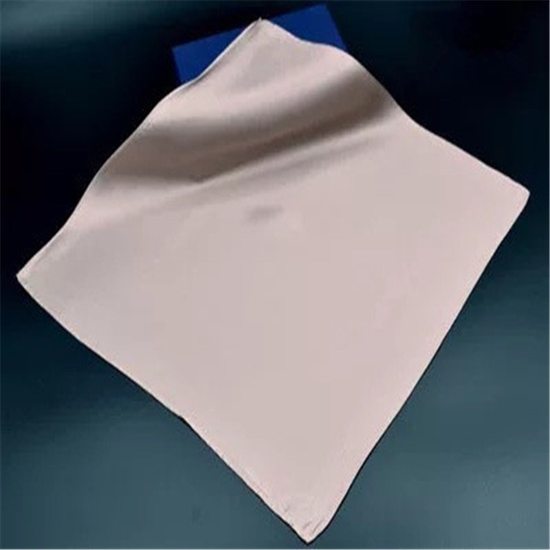 Wholesale Graceful Luxury Duechess Pocket Square Solid Color Pure Silk Handkerchief for Women Girl Gift Christmas