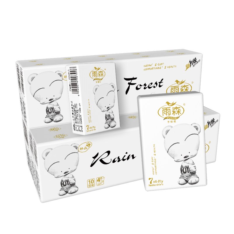 OEM Mini Pocket Tissue Soft Virgin Wood Pulp Facial Tissue Easy to Carry Bulk Handkerchief Paper with Holes on Sale