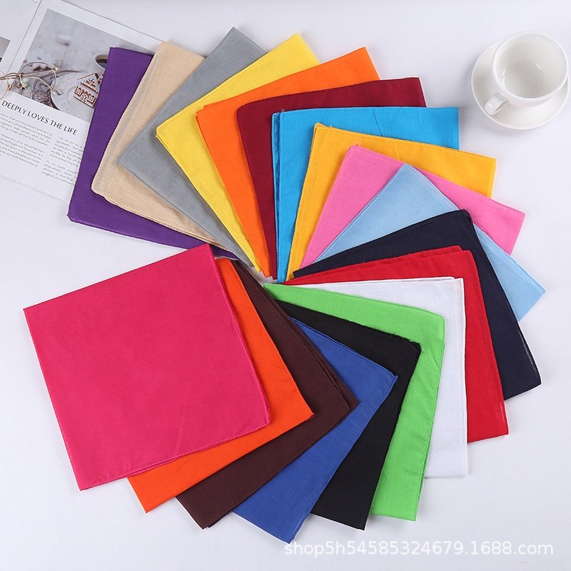 Custom Logo Polyester Bandana design your own screen printed handkerchief square paisley custom logo bandana