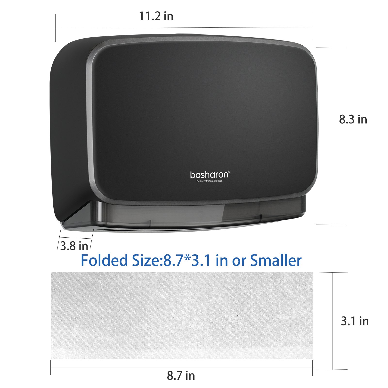 Z Fold Tissue Holder Wall Mount manual Paper Towel Dispenser tissues bathroom hotel napkin handkerchief plastic paper dispenser