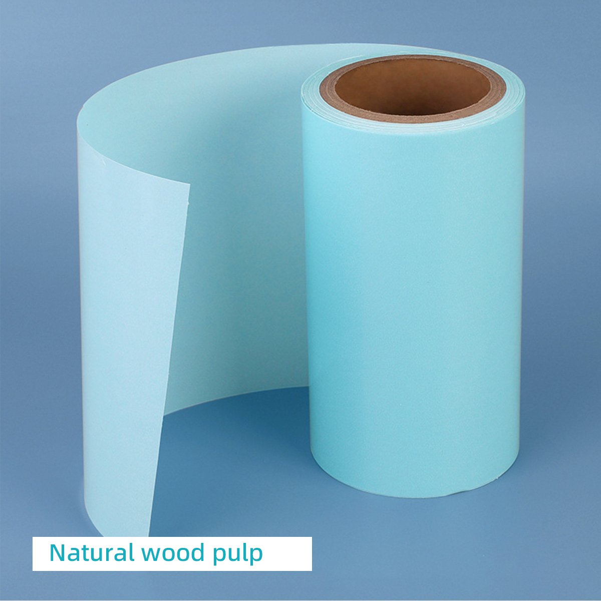 Waterproof Paper Recycled Materials Silicone Coated Blue Release Paper