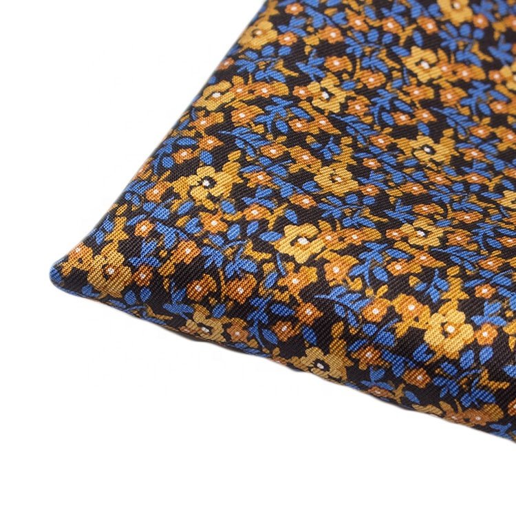 Custom Printed Pocket Men Handkerchief Organic Pocket Square Custom 100%Polyester Cheap Japanese Handkerchief for Men