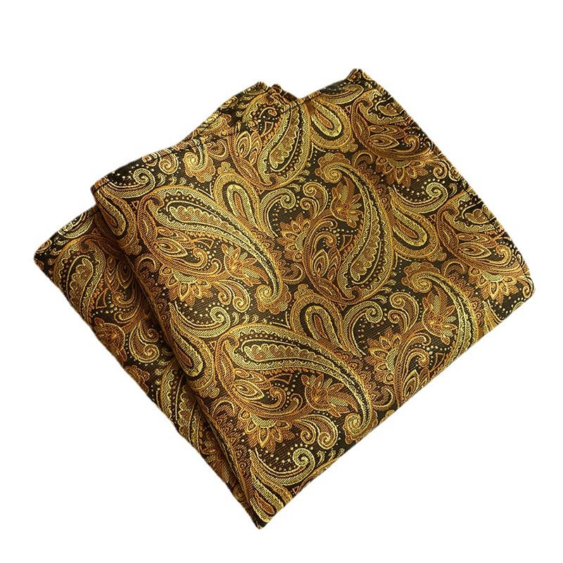 Wholesale Custom handkerchiefs own logo private label silk men's pocket square for men 100% silk men handkerchief paoleta