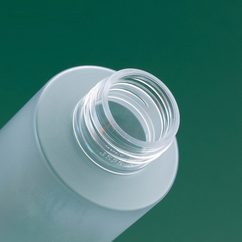 Custom logo PET 150ml 200ml frosted toner bottle with white screw cap in good price