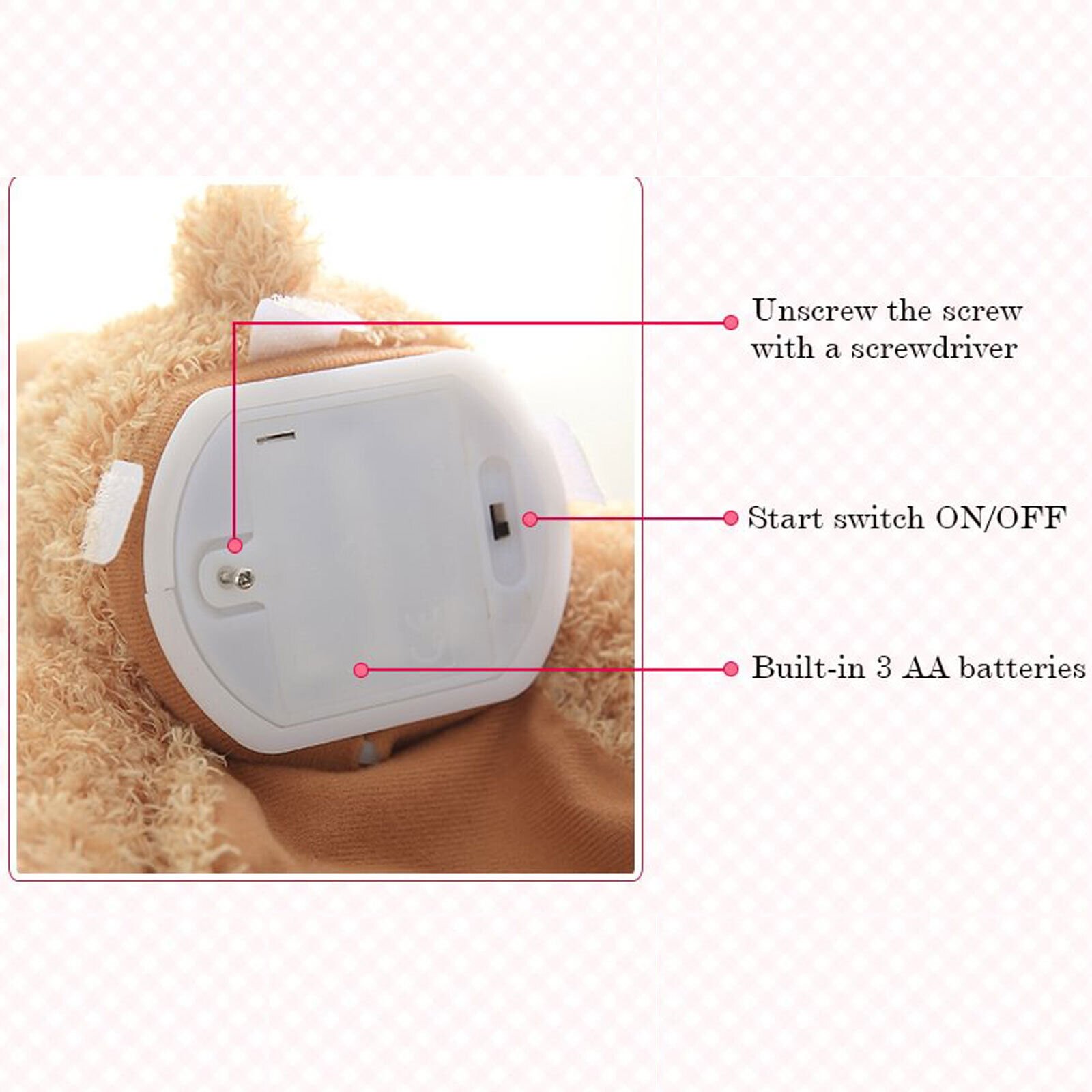 Hot Sale Kawaii Electric Hide and Seek Talking Music Stuffed Teddy Bear Plush Peekaboo Bears for Baby Gift