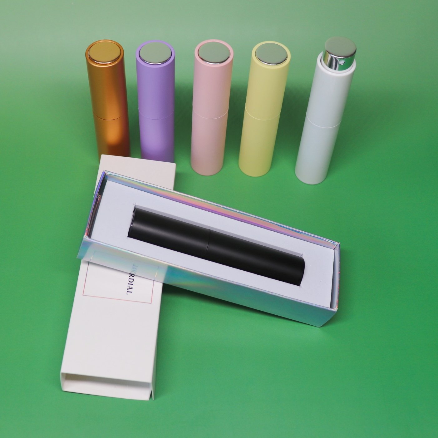 Wholesale Customized 8ml 10ml empty perfume bottle Atomizer Small Mini Empty 10ml refill Glass Spray Perfume Bottle with box
