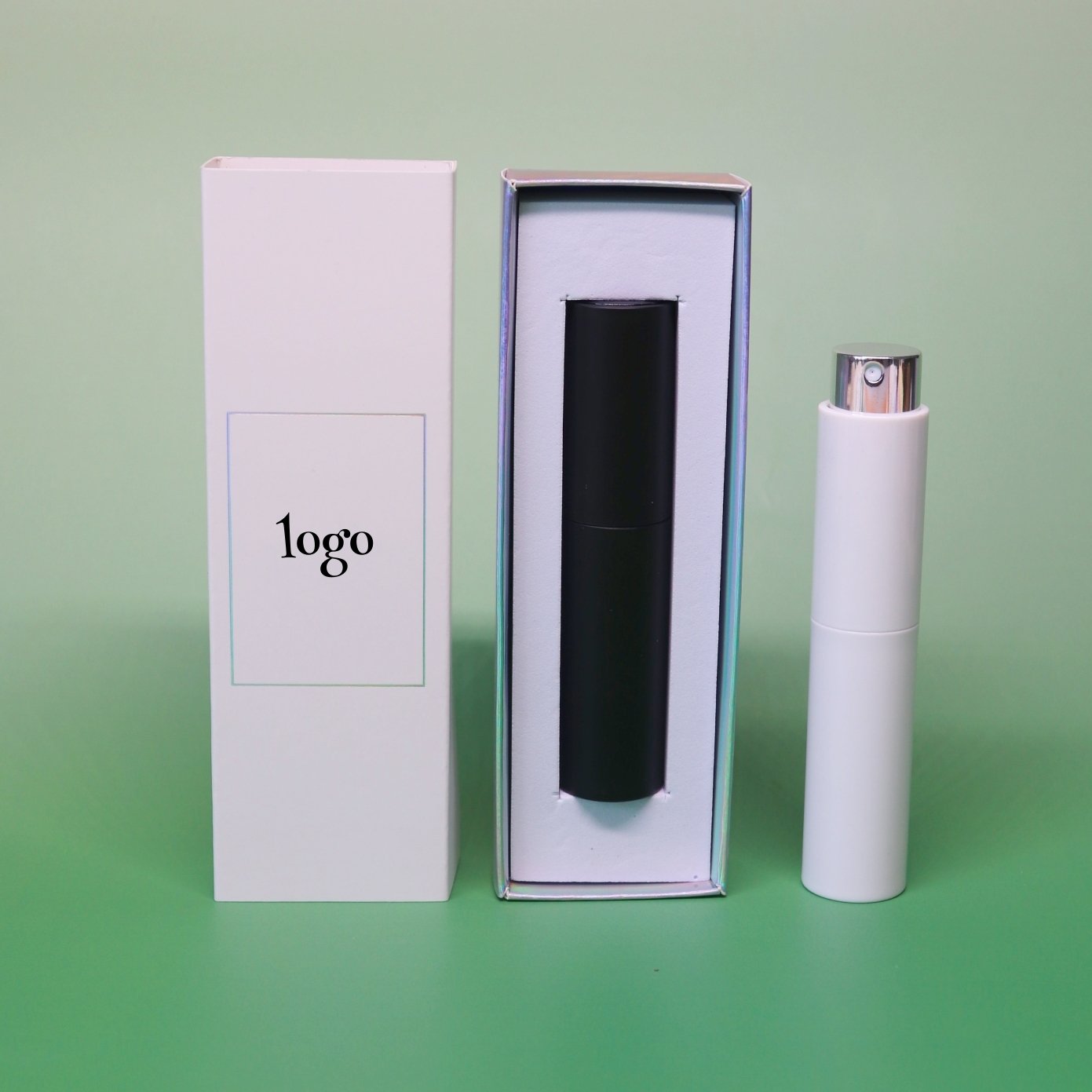 Wholesale Customized 8ml 10ml empty perfume bottle Atomizer Small Mini Empty 10ml refill Glass Spray Perfume Bottle with box