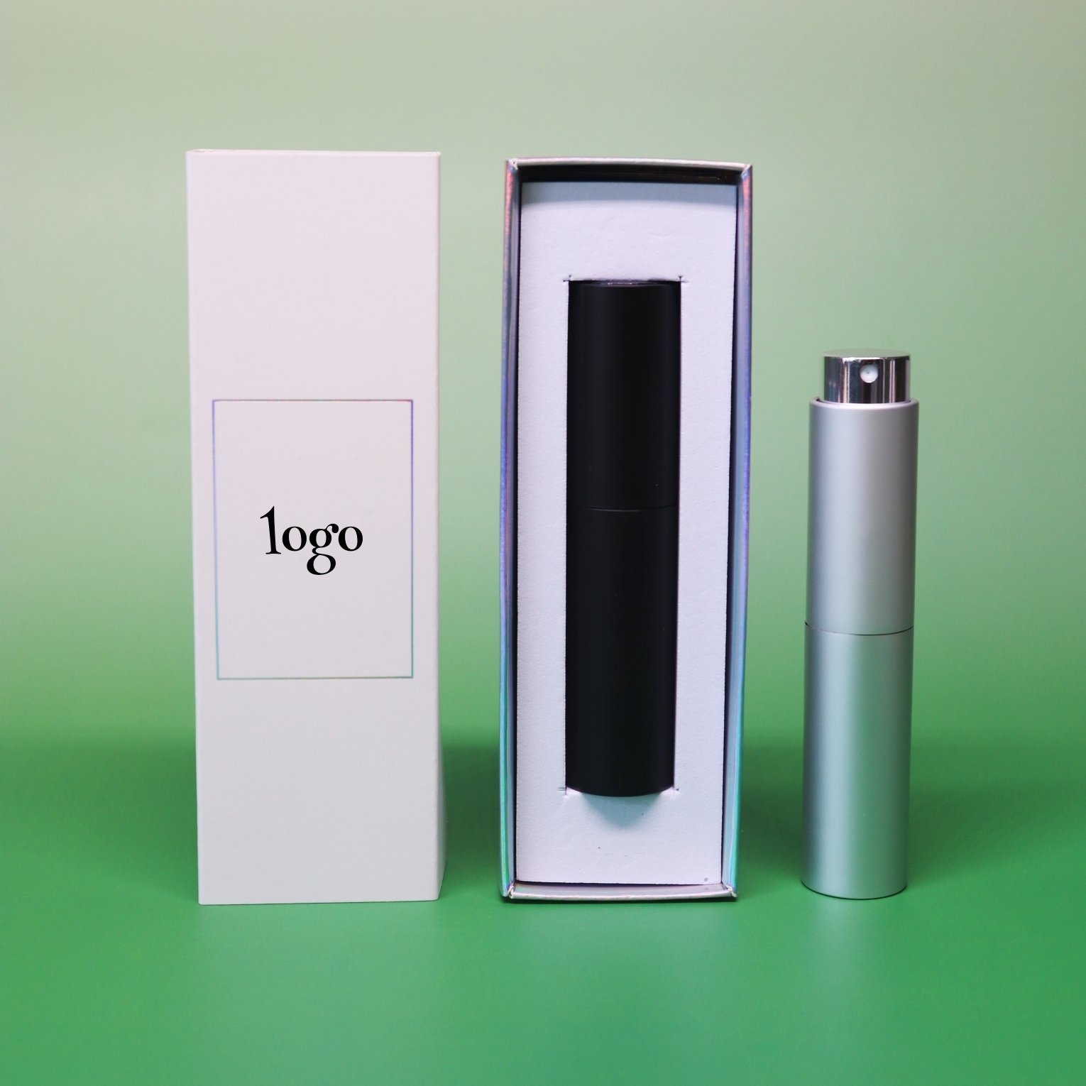 Wholesale Customized 8ml 10ml empty perfume bottle Atomizer Small Mini Empty 10ml refill Glass Spray Perfume Bottle with box