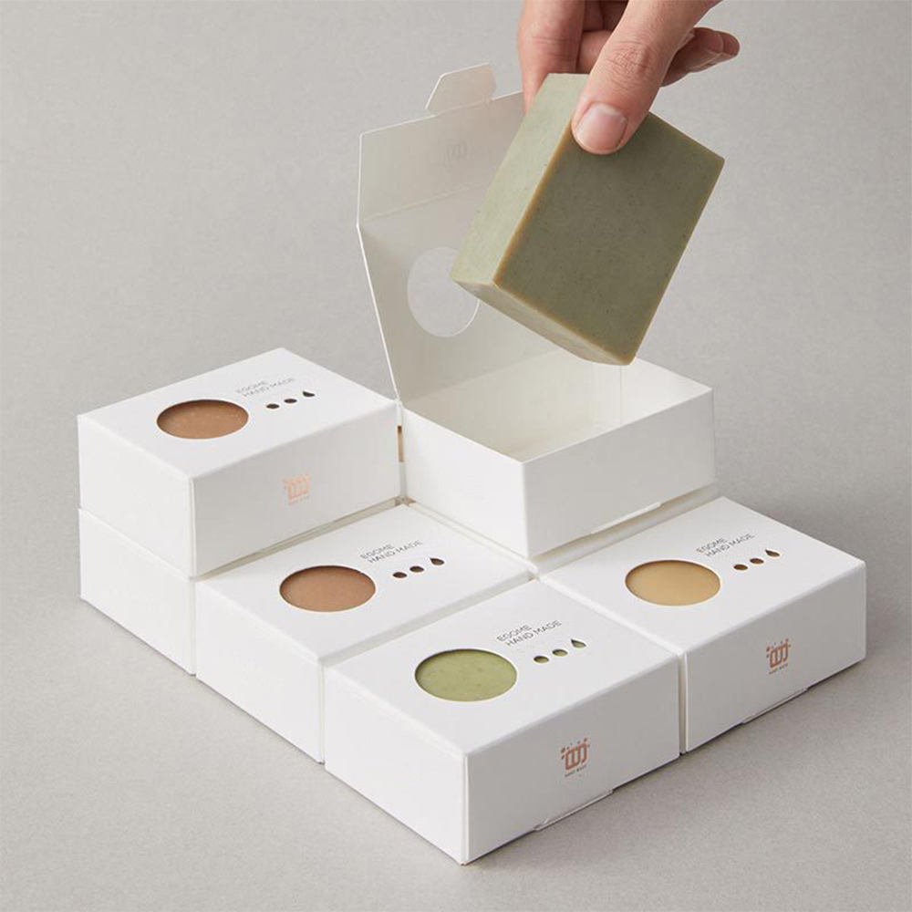 Hand Made Soap Eco-friendly Biodegradable Custom Design Luxury Soap Packaging Gfit Boxes
