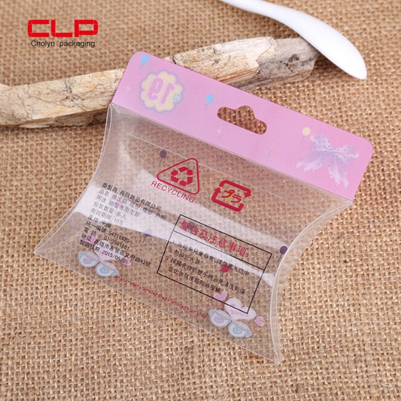 Pillow case packaging, transparent plastic, transparent PET plastic, hairband packaging, pillowcase