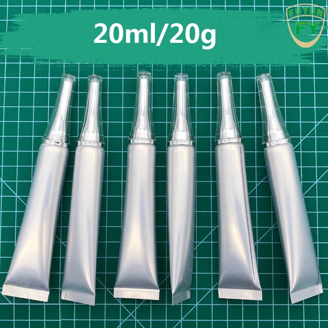 Fuyun small size 20g PE aluminum plastic empty soft plastic cosmetic soft cosmetic hand cream packaging squeeze tube