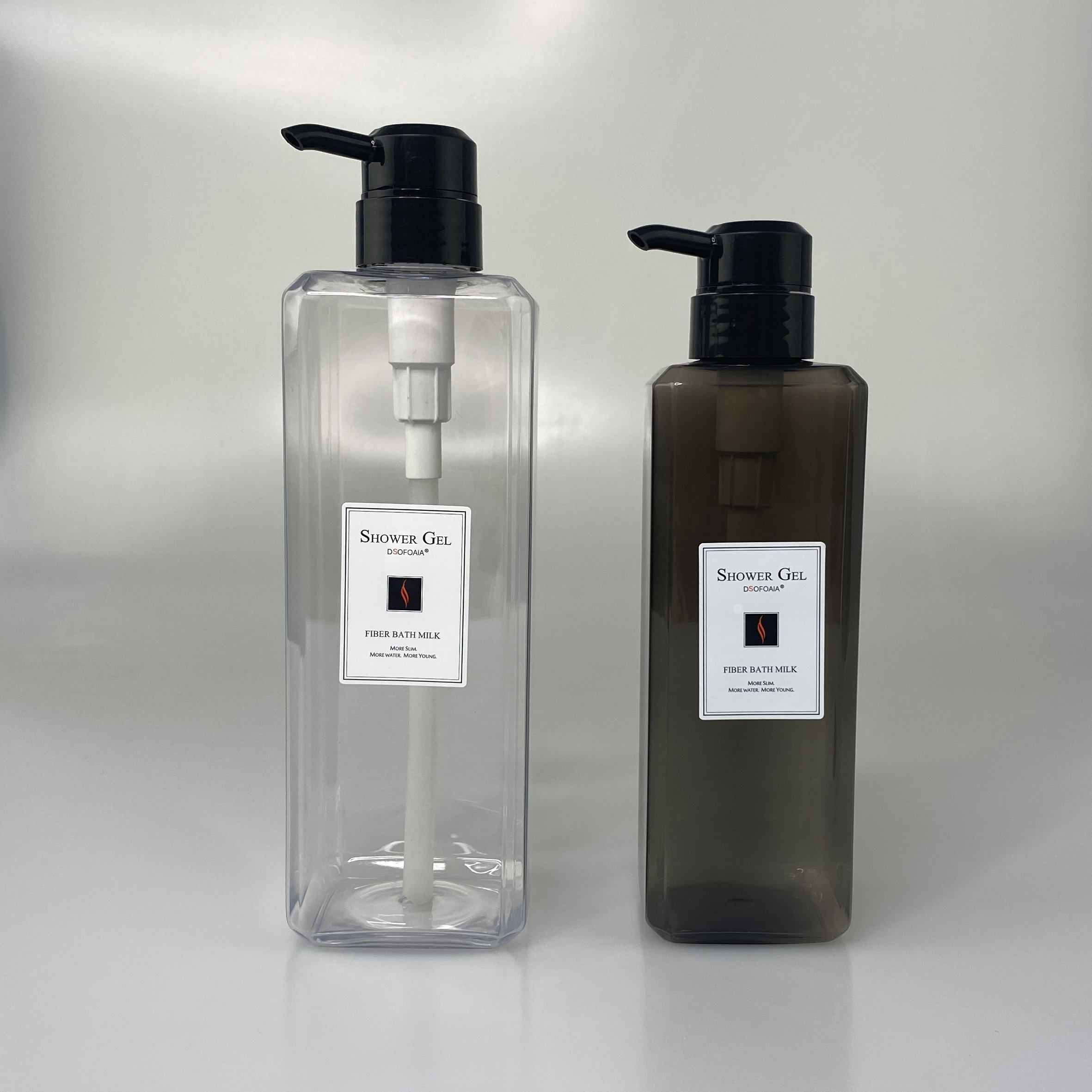emballage vide shampoo PET hair shampoo conditioner bottles Personal care container private label bouteille cosmtiques