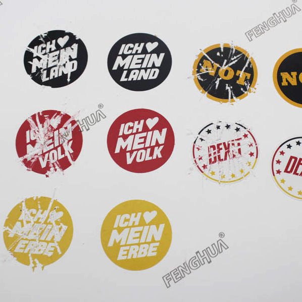 Custom A4 Sheet Vinyl Destructible Eggshell Anti-Fake Seal Tamperproof Tamper Proof Tape Logo Sticker