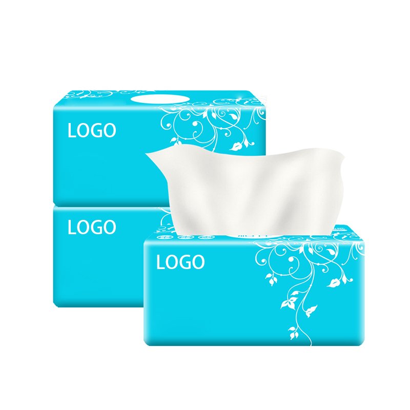 Household Hotel Virgin Wood Pulp Soft Pack Facial Tissue Wholesale Cheap 2/3/4 Ply Facial Tissues