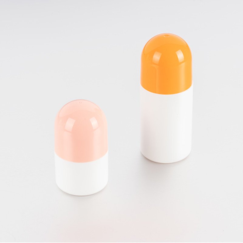 60ml customized roll-on bottle with plastic roll on ball for plastic deodorant bottle packaging