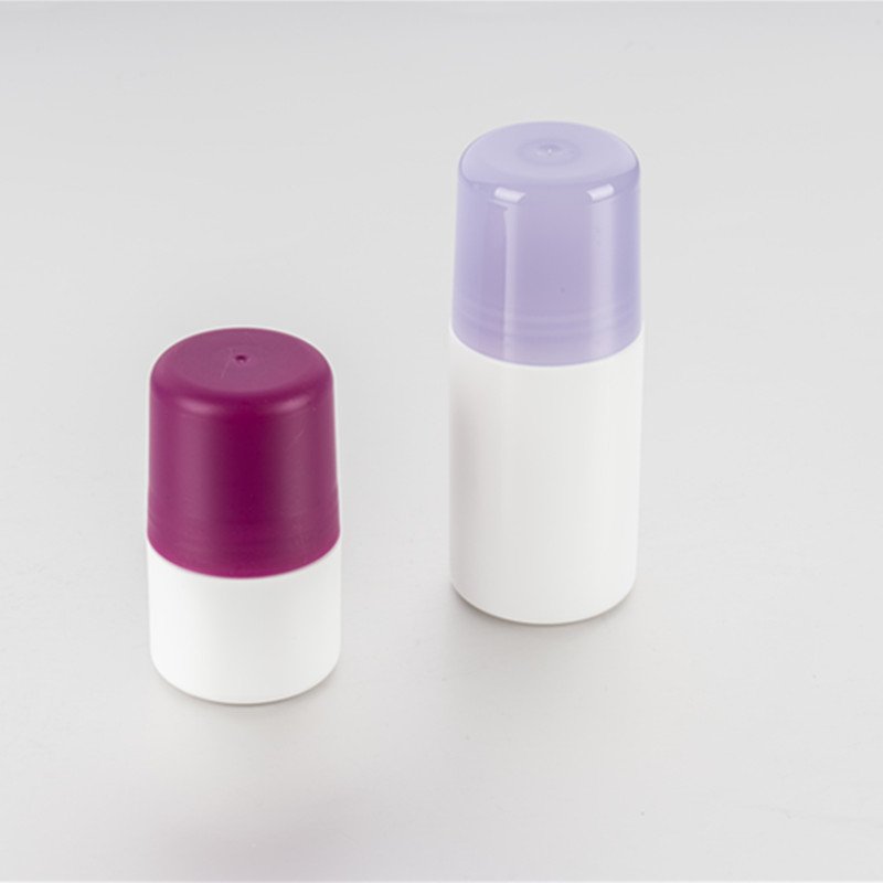 60ml customized roll-on bottle with plastic roll on ball for plastic deodorant bottle packaging