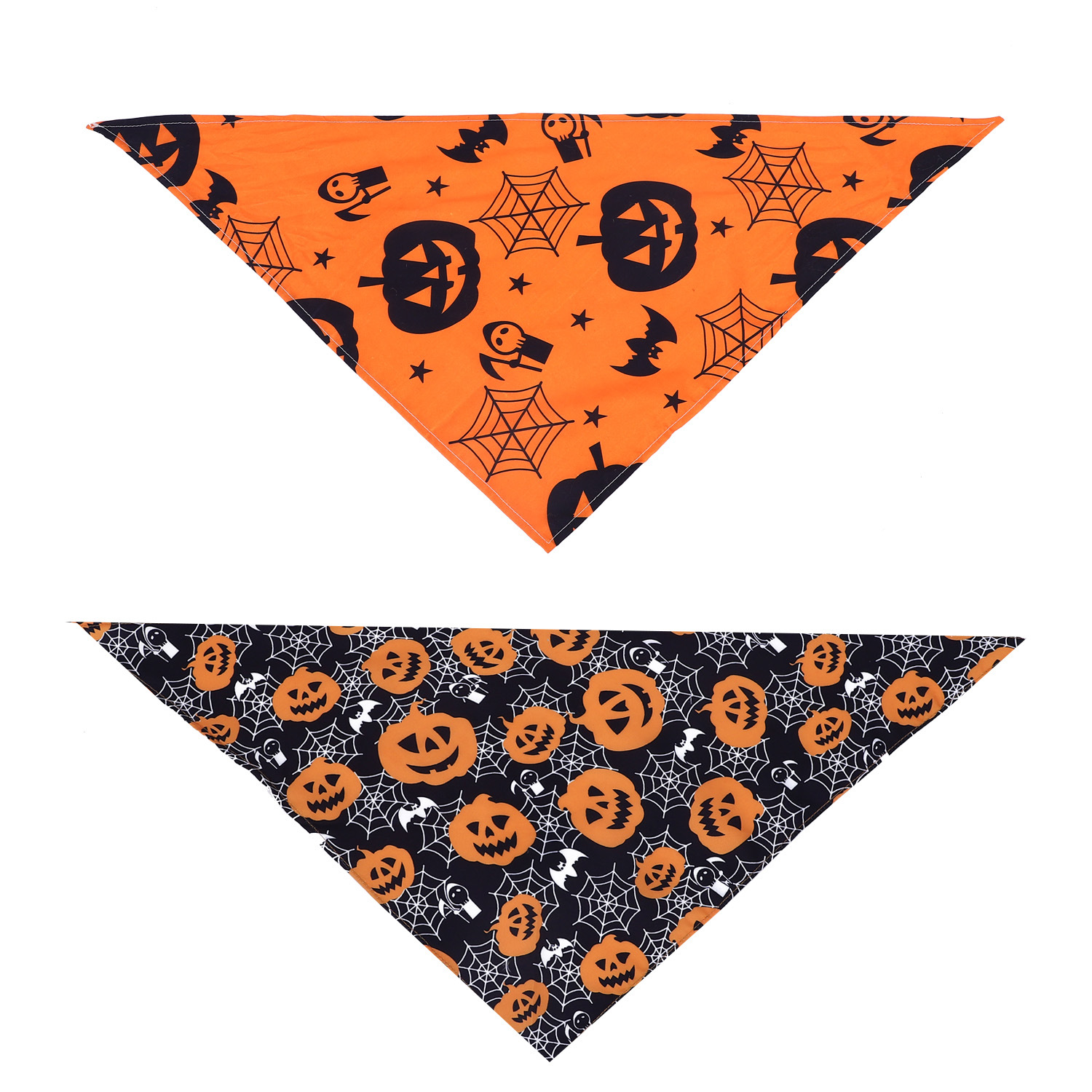Factory Custom Pet Set Pet Handkerchief Thanksgiving Halloween Dog Hat Collar Pet Handkerchief