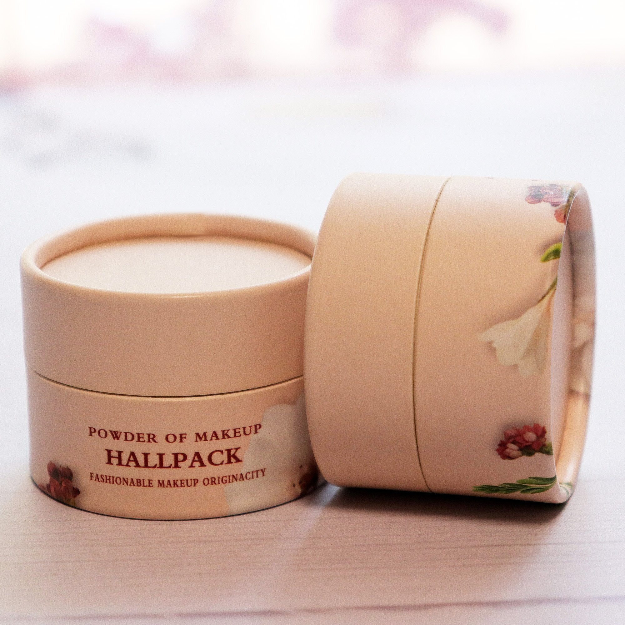 Customize Eco-Safe Sieve food grade Paper Tubes for body Powder Packaging cylinder