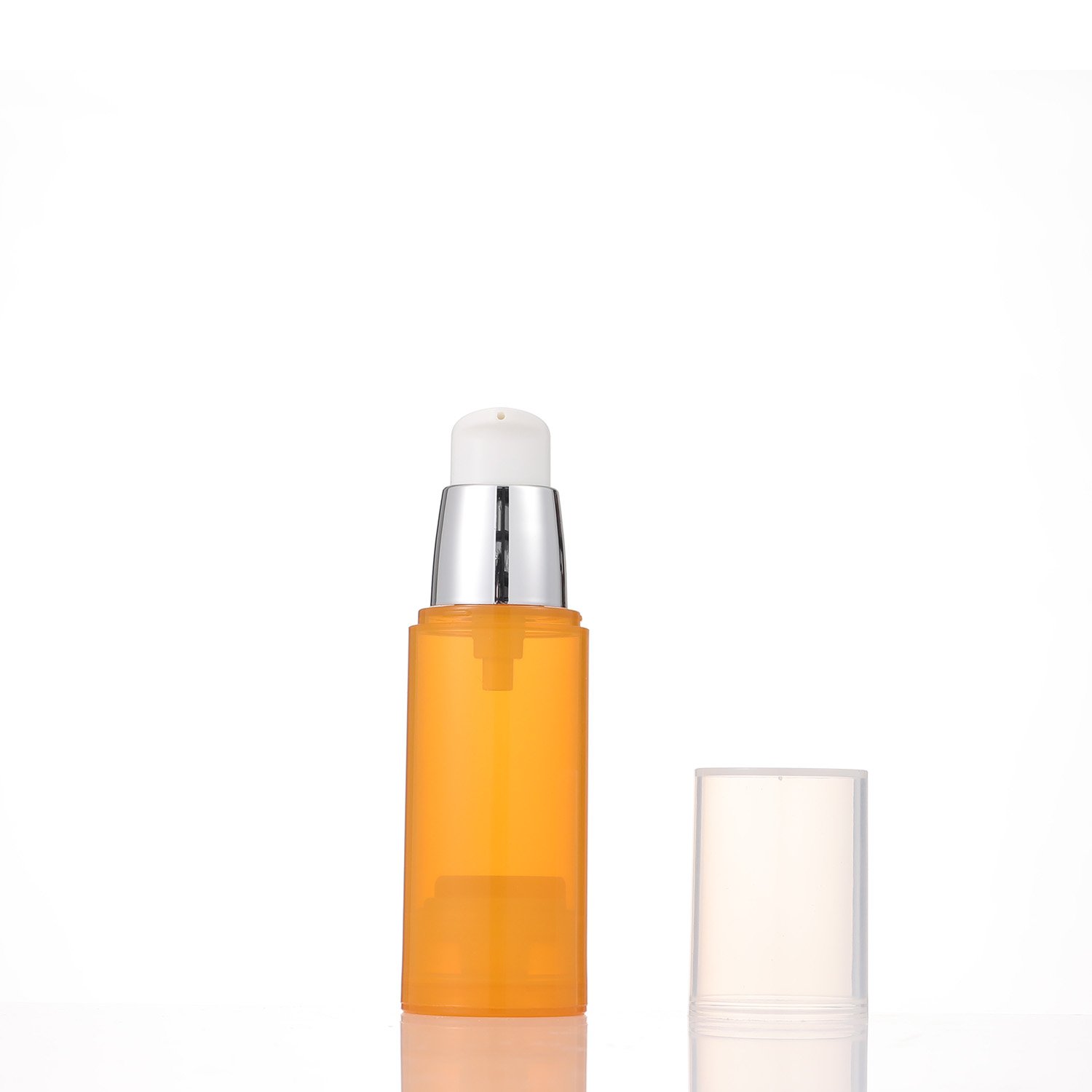 Perfect Quality Clear Plastic Lotion Bottle With Top Airless Pump Available In 15ml 30ml 50ml