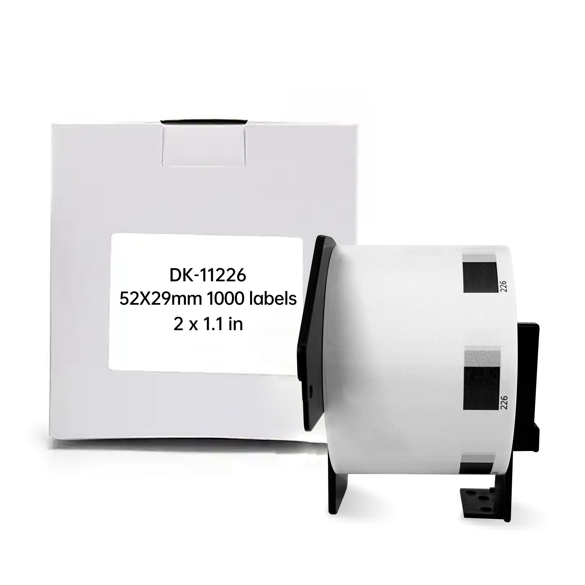 Compatible Dk11226 52X29mm Thermal Label Roll with Reusable Holder Cartridge