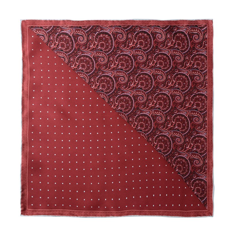 Hamocigia Fashion Handkerchief Paisley Floral Hanky Mens Suit Pocket Square