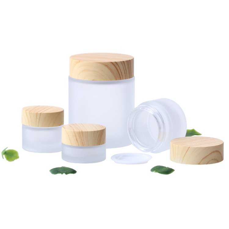5ml 10ml 15ml 20ml 30ml 50ml 100ml Glass Bottle Milk Juice frosted clear essential oil glass dropper bottle with bamboo lid