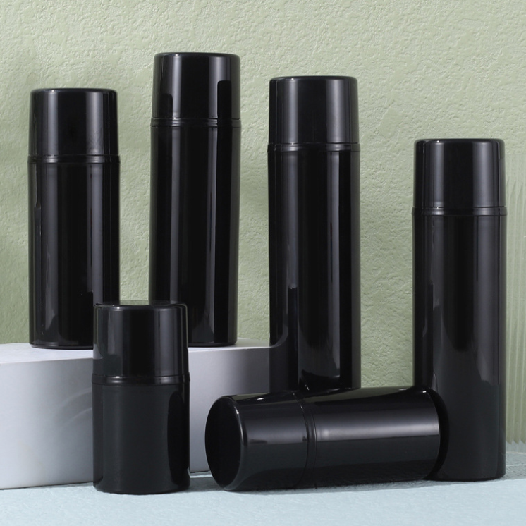 New black pp vacuum bottle Press vacuum bottle AS travel suit Multi specification split bottle