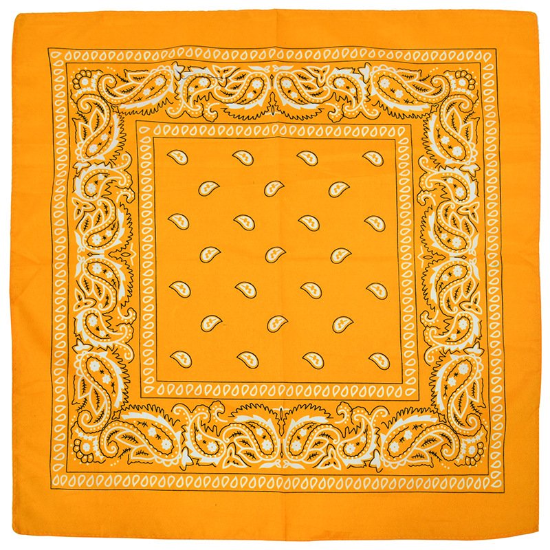 Wholesale Fashion Paisley Pattern Handkerchief Printing Bandana Cheap Bandana Polyester Square Bandana