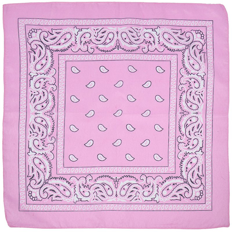 Wholesale Fashion Paisley Pattern Handkerchief Printing Bandana Cheap Bandana Polyester Square Bandana