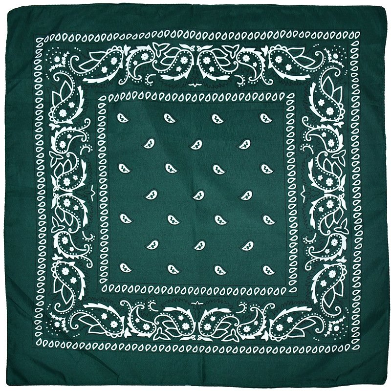 Wholesale Fashion Paisley Pattern Handkerchief Printing Bandana Cheap Bandana Polyester Square Bandana