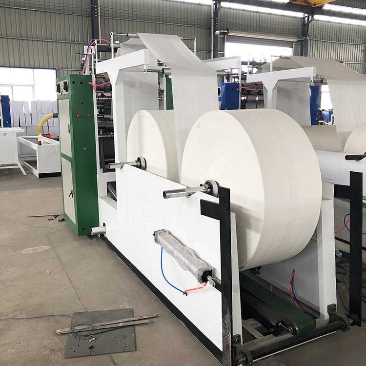 Factory 4 Lines Automatic Folding Facial Tissue Paper Making Machine Production Line