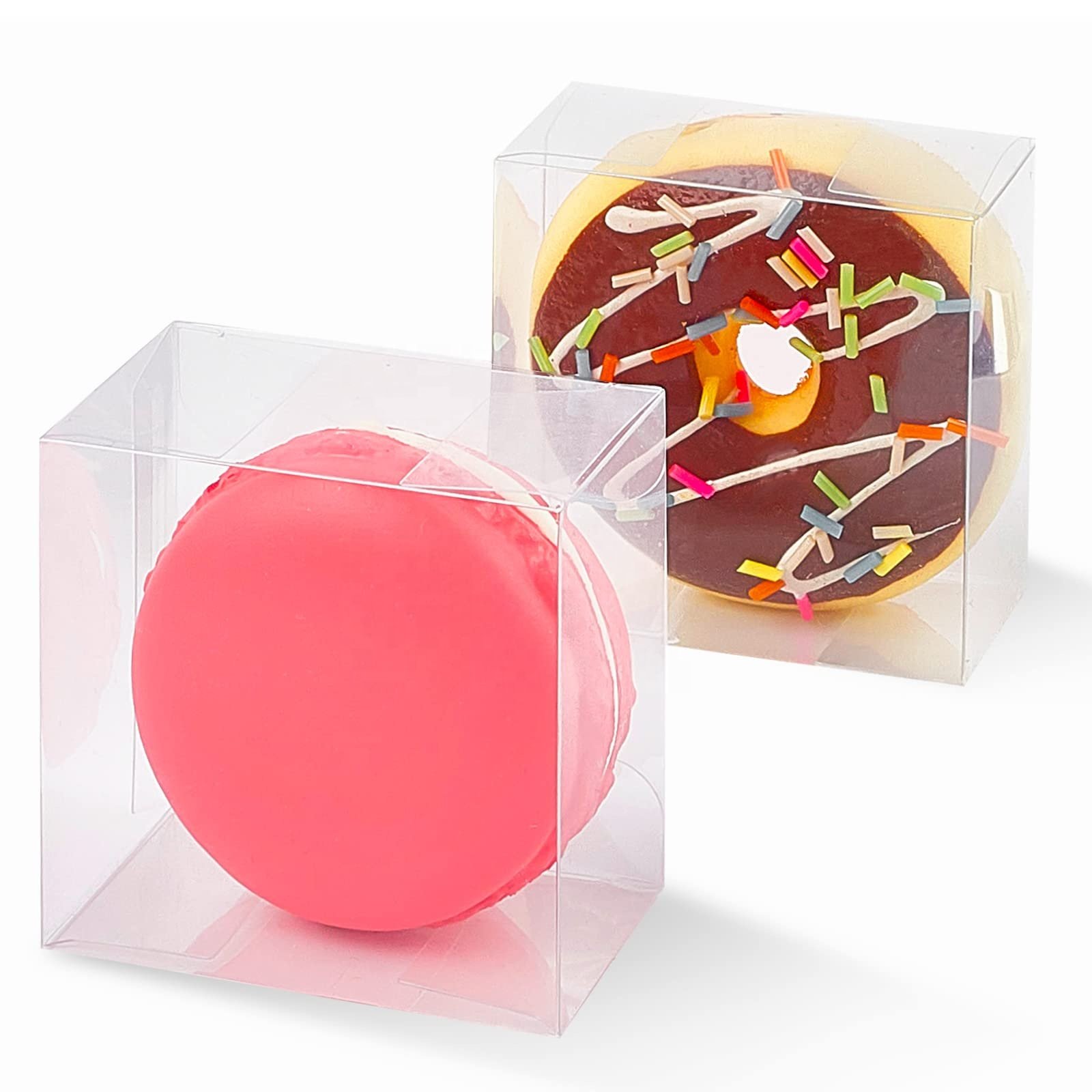 BIG SALE Auto Lock Bottom Tuck Top Clear Plastic Box Plastic Protector Case Box Toys