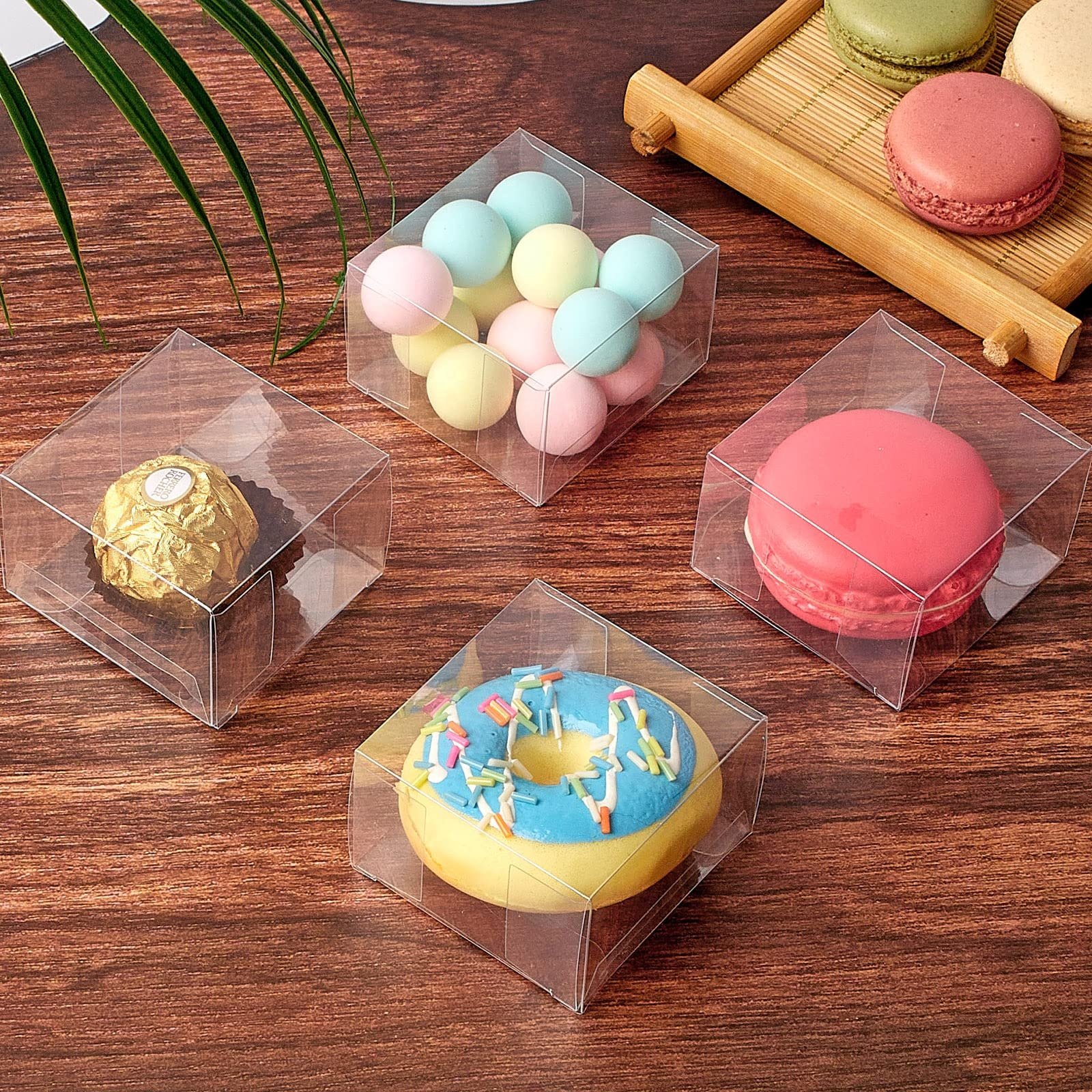BIG SALE Auto Lock Bottom Tuck Top Clear Plastic Box Plastic Protector Case Box Toys