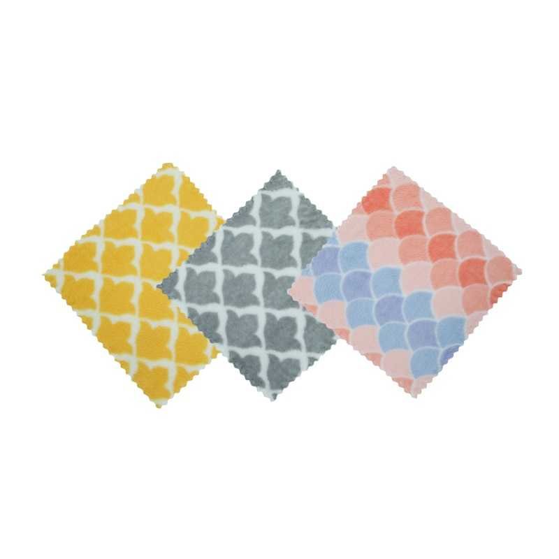 customized Thick printed handkerchief car cleaning cloth cleaning rag commercial cloths microfiber towel oem