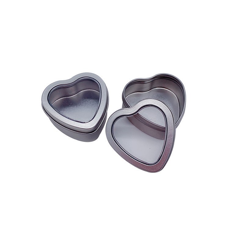 Custom Mini Heart-Shaped Metal Tinplate Box New Design Food Grade Cheap Empty Tin Cans for Personal Care or Tea