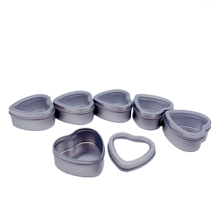 Custom Mini Heart-Shaped Metal Tinplate Box New Design Food Grade Cheap Empty Tin Cans for Personal Care or Tea