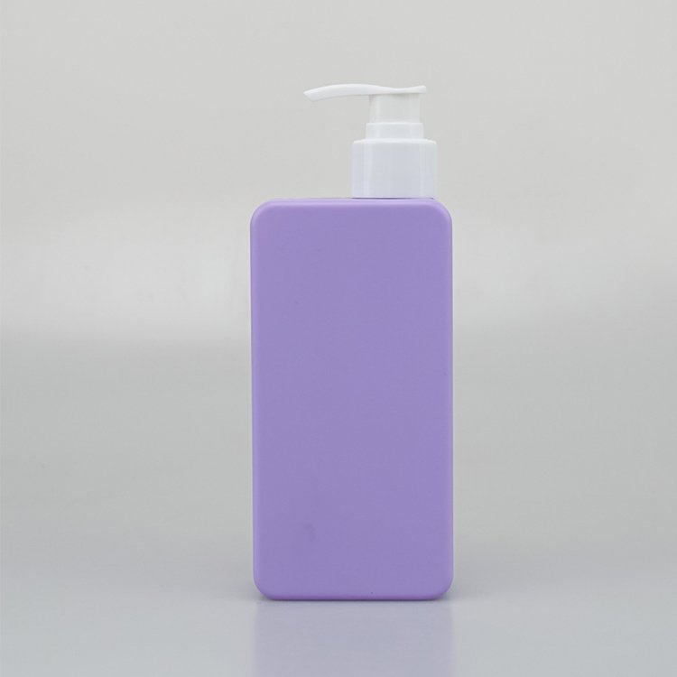 Easy Open End Eco Friendly Hair 100ml 200ml 400ml 500ml custom empty plastic rectangle PET cosmetic packaging turkish