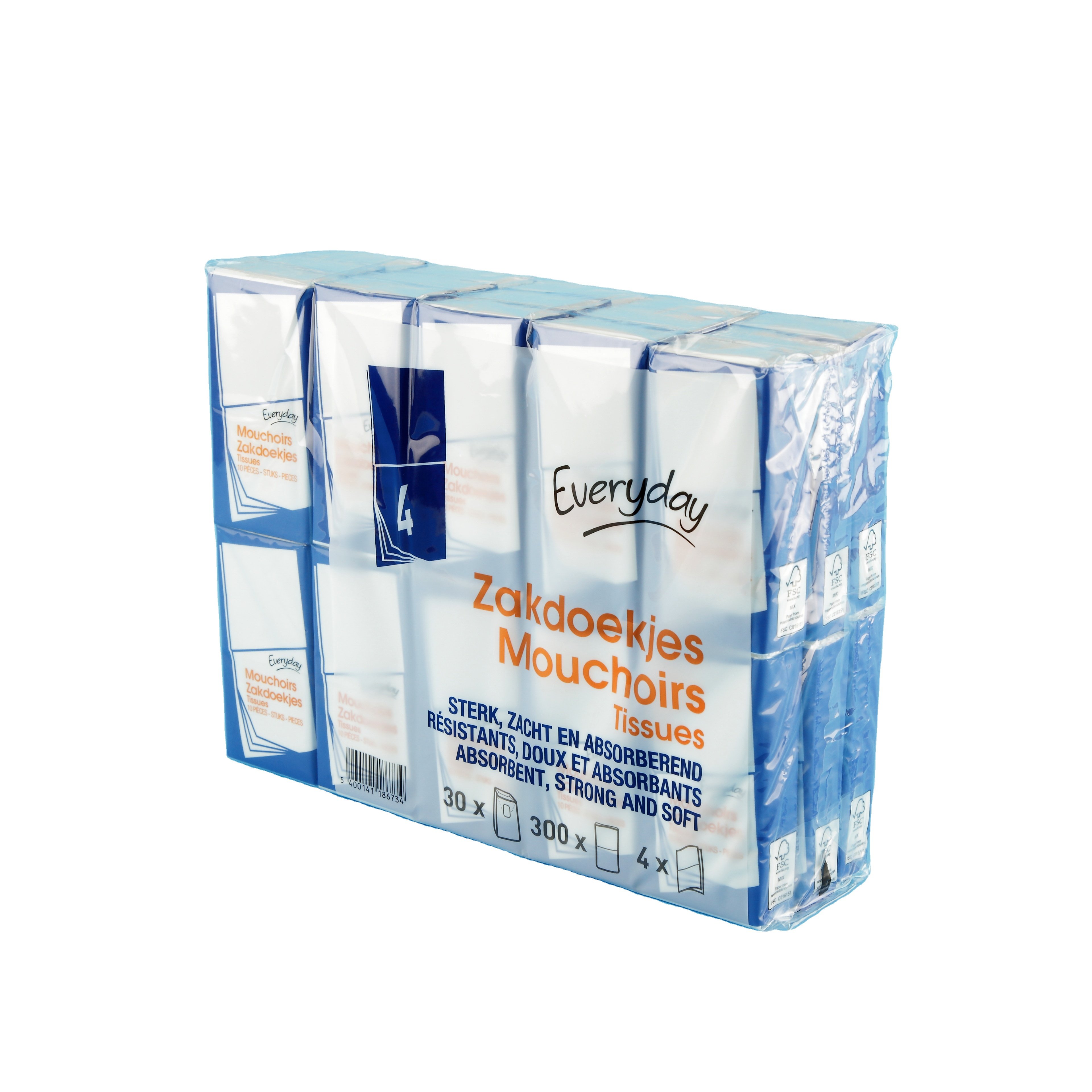 Wholesale Facial Tissue 4 Layers 10 Pieces Of Portable Pocket Tissue virgin wood Pulp Paper Handkerchief Square Table Napkins