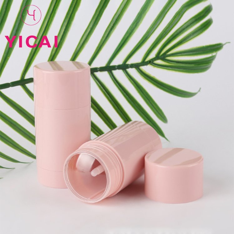 Rotary Design 30g 50g 75g Empty Cosmetic Plastic Roll On Deodorant Bottle