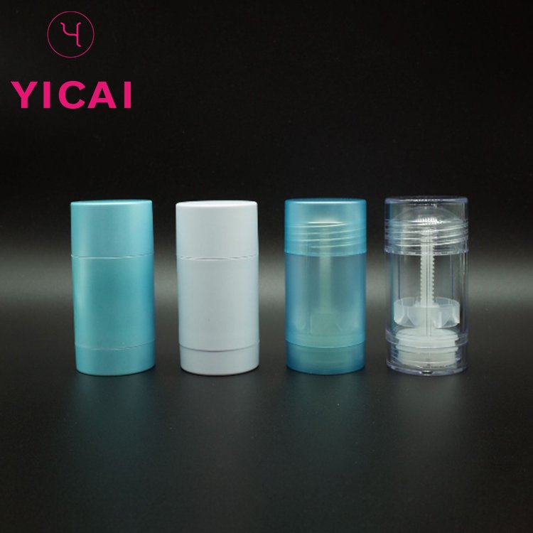Rotary Design 30g 50g 75g Empty Cosmetic Plastic Roll On Deodorant Bottle