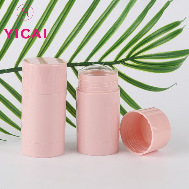 Rotary Design 30g 50g 75g Empty Cosmetic Plastic Roll On Deodorant Bottle