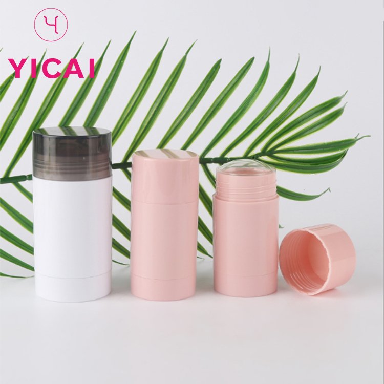 Rotary Design 30g 50g 75g Empty Cosmetic Plastic Roll On Deodorant Bottle