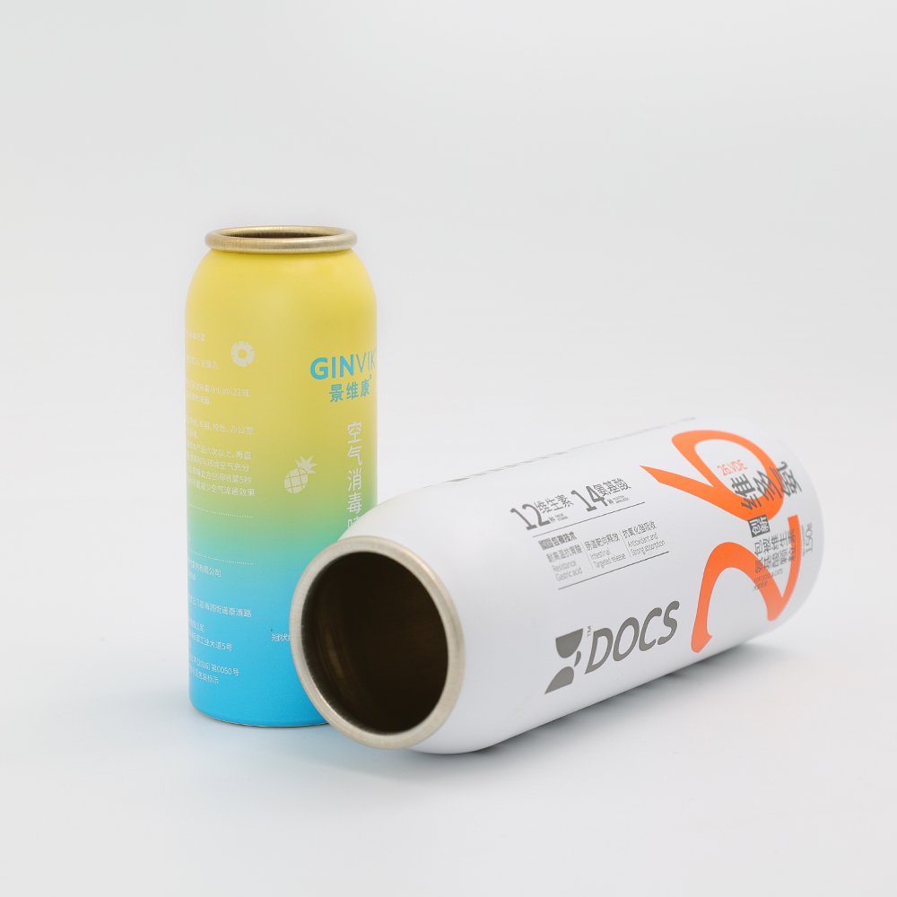Canned Oxygen Breathing Aluminum Oxygen Aerosol For Breathing With Printing And Color Mask
